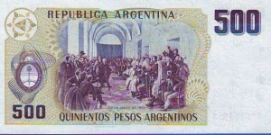 Banknote from Argentina