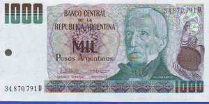  1000 Pesos Banknote