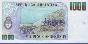 Banknote from Argentina