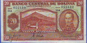  20 Bolivares Banknote