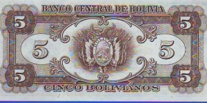 Banknote from Bolivia