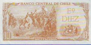 Banknote from Chile