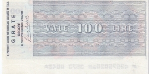 Banknote from Italy