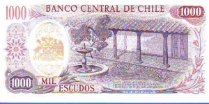 Banknote from Chile