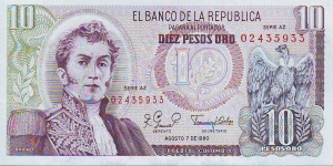  10 Pesos Oro Banknote