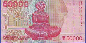 Banknote from Croatia