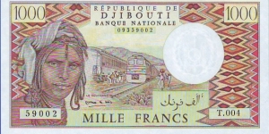  1000 Francs Banknote