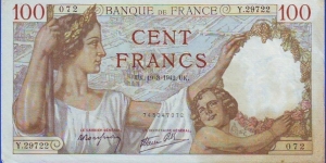  100 Francs Banknote