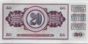 Banknote from Yugoslavia