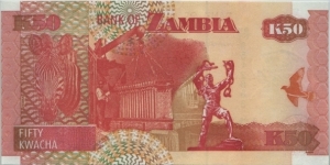 Banknote from Zambia