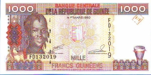  1000 Francs Banknote