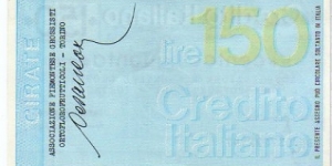 Banknote from Italy