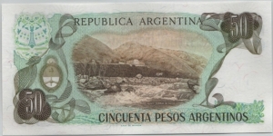 Banknote from Argentina