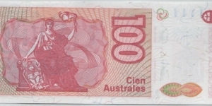 Banknote from Argentina