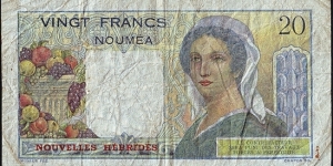 Banknote from Vanuatu