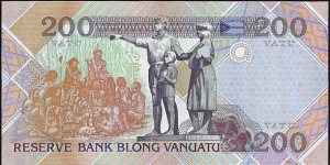 Banknote from Vanuatu