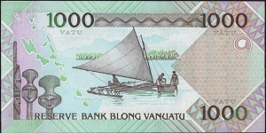 Banknote from Vanuatu