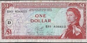 Dominica N.D. 1 Dollar. Banknote