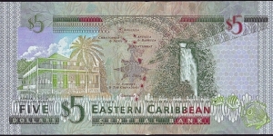 Banknote from East Caribbean St.