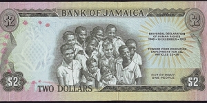 Banknote from Jamaica