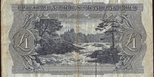 Banknote from Scotland