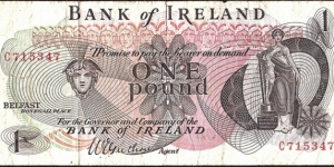 Ulster (Northern Ireland) N.D. 1 Pound. Banknote