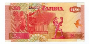 Banknote from Zambia