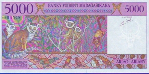 Banknote from Madagascar