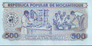 Banknote from Mozambique