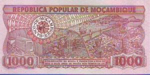 Banknote from Mozambique