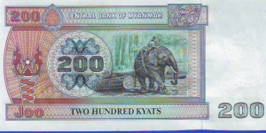 Banknote from Myanmar