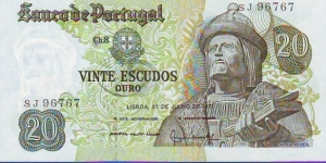  20 Escudos Banknote