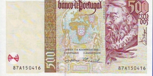  500 Escudos Banknote