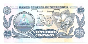 Banknote from Nicaragua