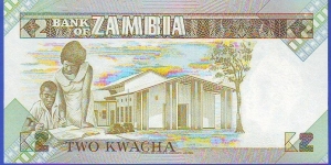 Banknote from Zambia