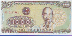  1000 Dong Banknote