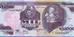  1000 Pesos Banknote