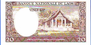 Banknote from Laos