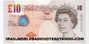 10 pounds (Currency money)(year:2000&later) Banknote