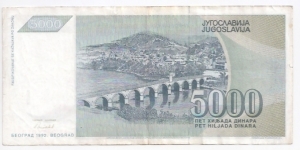 Banknote from Yugoslavia