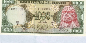  1000 Sucres Banknote