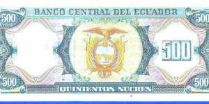 Banknote from Ecuador