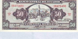  50 Sucres Banknote