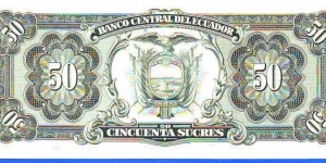 Banknote from Ecuador