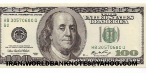 100Dollar (Currency money) Banknote