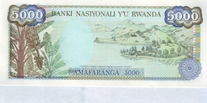 Banknote from Rwanda