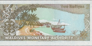 Banknote from Maldives