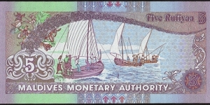 Banknote from Maldives