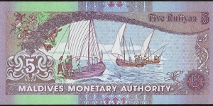 Banknote from Maldives