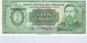  100 Guaranies Banknote